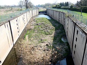 Schleuse Werder, Blickrichtung Süden