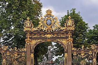 Cancello della Place Stanislas di Nancy (Francia) di Jean Lamour (1750–58)