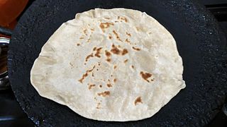 Afghan chapati, commonly known as Sapati or doday.