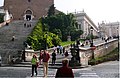 La cordonata; on the left stairs to Santa Maria in Aracoeli