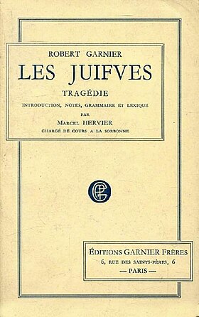 Les Juifves, édition Garnier Frères, 1950.