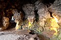 Terrasse et grotte de rocaille