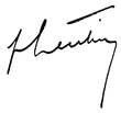 Signature de Fernand Gentin