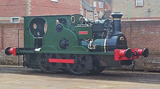 A&P locomotive "Sirapite" at the former Leiston Works of Richard Garrett & Sons