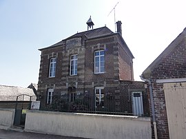 The town hall and school of Ugny-le-Gay