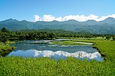 知床五湖と知床連山（2014年8月）