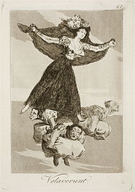 Capricho No. 61: Volavérunt (Ili forflugis)