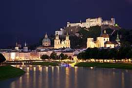 Salzburgs old town.