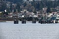 The ferry terminal in Edmonds, WA