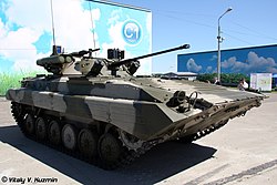 BMP-2M ar kaujas moduli “Berežok” starptautiskajā forumā “Tehnoloģijas mašīnbūvē 2010»