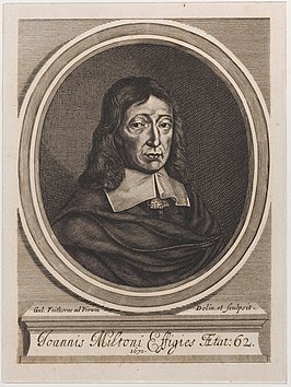 Prent John Milton, 1670