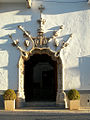 Manueline doorframe in Olivença, Spain