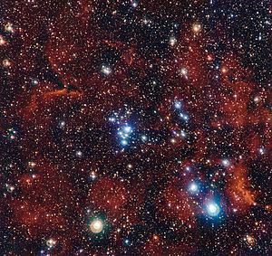 Aufnahme des offenen Sternhaufens NGC 2367 mithilfe des MPG/ESO-2,2-m-Teleskop