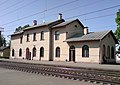 The Railway Station in Salaspils, Latvia.