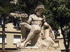 La Fuente del Viejo (1818) de Damià Campeny (plaza de Sants, Barcelona)