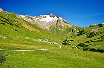 Zicht op de Aiguille des Glaciers