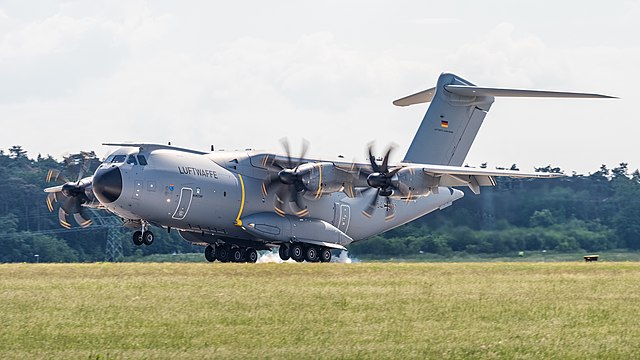 German Air Force Airbus A400M (reg. 54+01, cn 018) at ILA Berlin Air Show 2016.