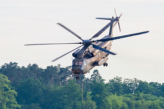 German Army Sikorsky CH-53G Super Stallion (reg. 84+35, sn V65-33) at ILA Berlin Air Show 2016.