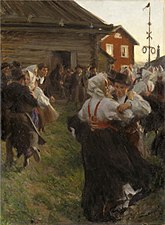 Danse au solstice d'été par Anders Zorn.