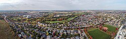 Aerial view of Angus Glen