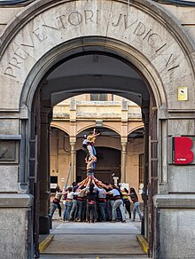 Assaig de la colla dins de l'antiga presó La Model, 2023