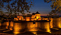 The Seat Fortress of Suceava at night (2015)