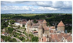 Skyline of Semur-en-Auxois