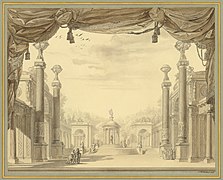 François-Joseph Bélanger - Set design for Gluck's Alceste