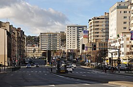 Vista da cidade a partir do Boulevard Henri Sellier.