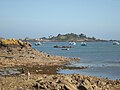 L'île Saint-Riom vue depuis Pors-Even