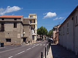 Straat in Santa-Maria-di-Lota