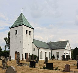 Vånga kyrka i juli 2018