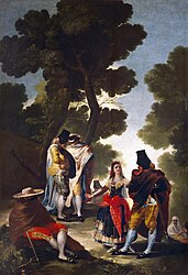 1777 The Pretty Woman and the Masked Men (The Road of Andalusia)