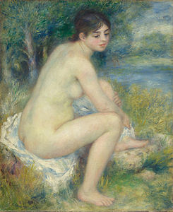 Auguste Renoir Femme Nue dans un Paysage