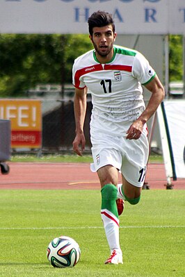 Khanzadeh in 2014 als speler van Iran