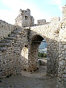 Porte d'entrée vue de l'intérieur.