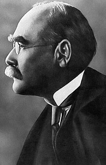 Portrait de profil de Kipling