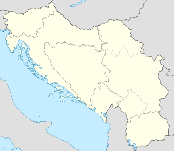 1986–87 Yugoslav Second League is located in Yugoslavia