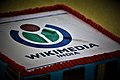 Cake featuring Wikimedia India Logo