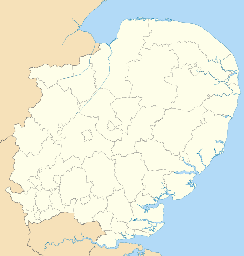 2014–15 Eastern Counties Football League is located in East of England