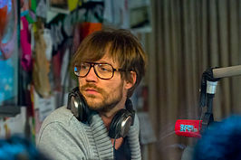 Giel Beelen tijdens 3FM Serious Request 2012