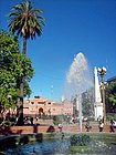 Østlig utsyn over Plaza de Mayo og Casa Rosada