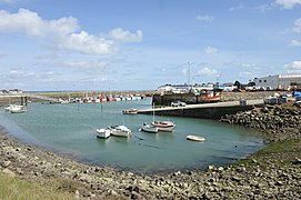 La cale raide du port de pêche.