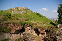 Ruins of a castle in Tarnów