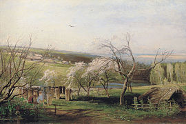 Paisaje campestre. 1867. Galería Tretiakov.