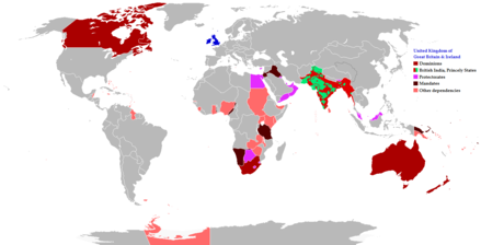 L'empire Britannique au XVIIIe siècle