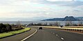 The estuary opens out past Dumbarton.