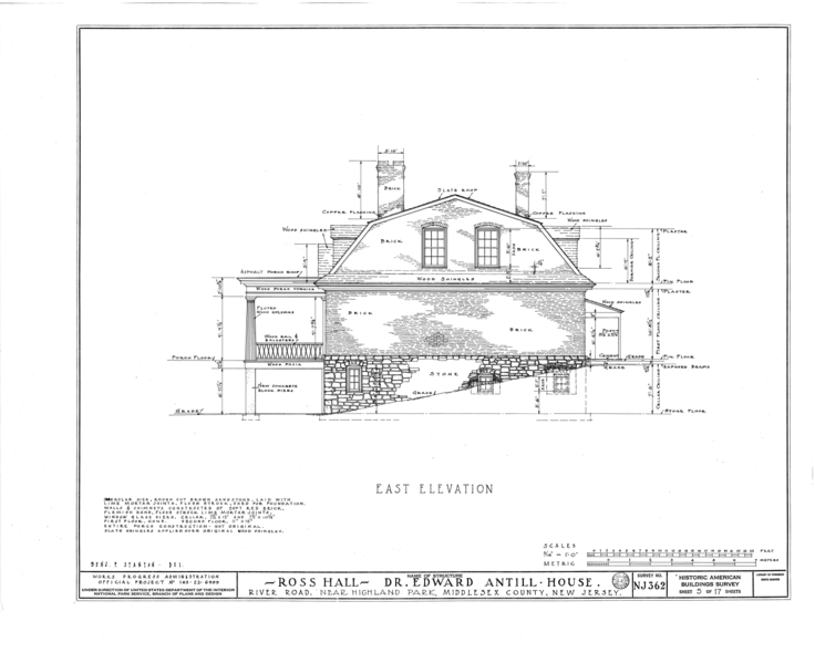 File:Dr. Antill House, River Road, Highland Park, Middlesex County, NJ HABS NJ,12-HILPA.V,1- (sheet 5 of 17).png