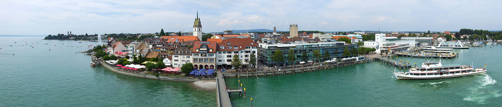 Panorama of Friedrichshafen