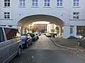 Habichtsweg, Blick vom Habichtsplatz (Südteil) zur Fuhlsbüttler Straße